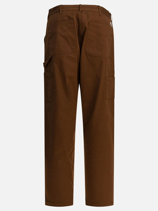 Cargo & parachute trousers Solid colour Brown - Moncler Men | PLP | VIETTI Online Store | 2