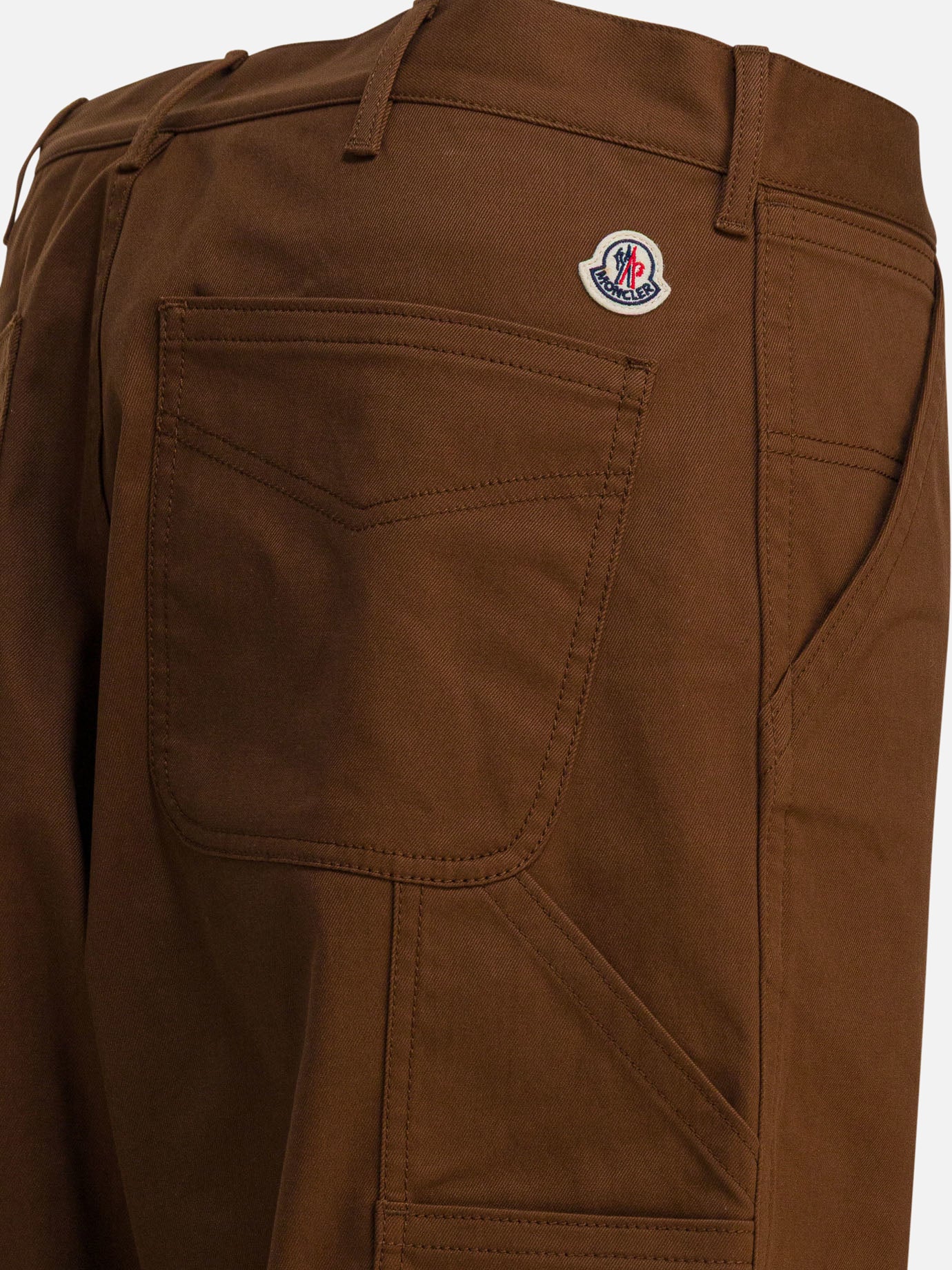 Cargo & parachute trousers Solid colour Brown - Moncler Men | PDP | VIETTI Online Store | Zoom-Modal_4