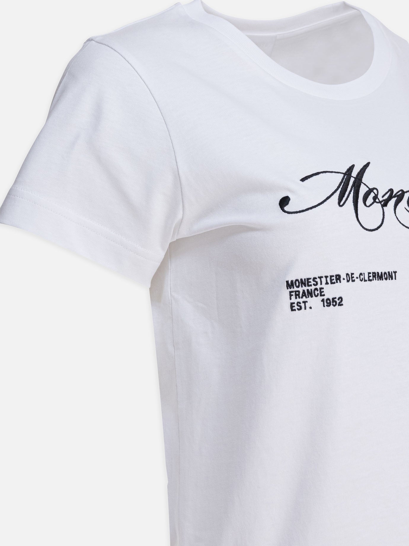 Crewneck t-shirts Logo White - Moncler Women | PDP | VIETTI Online Store | Zoom-Modal_4