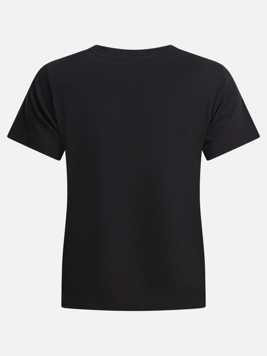 Crewneck t-shirts Logo Black - Moncler Women | PLP | VIETTI Online Store | 2