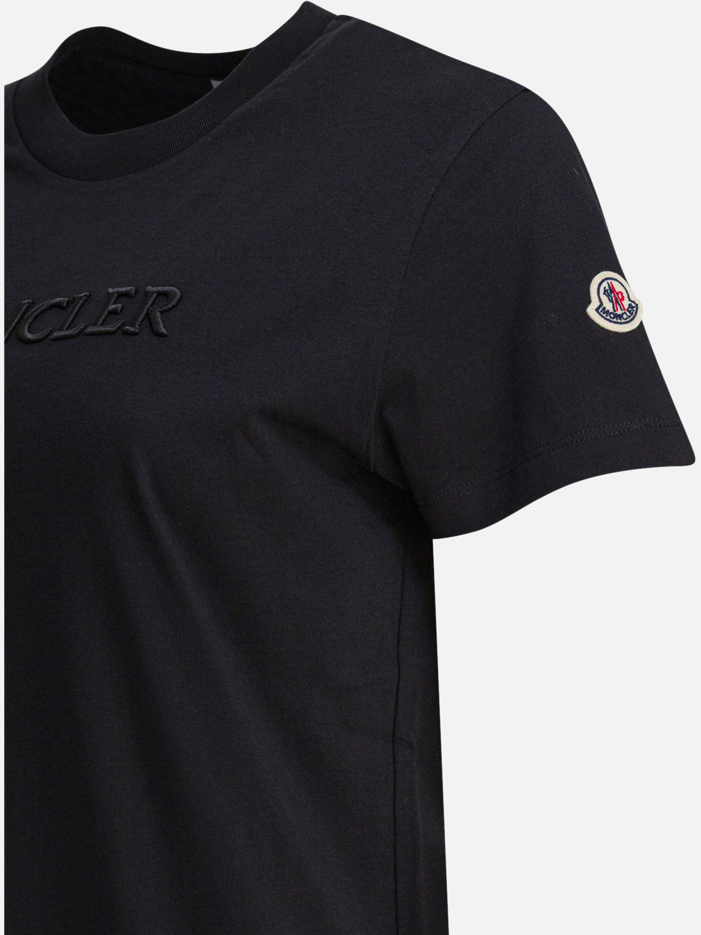 Crewneck t-shirts Logo Black - Moncler Women | PDP | VIETTI Online Store | Zoom-Modal_4