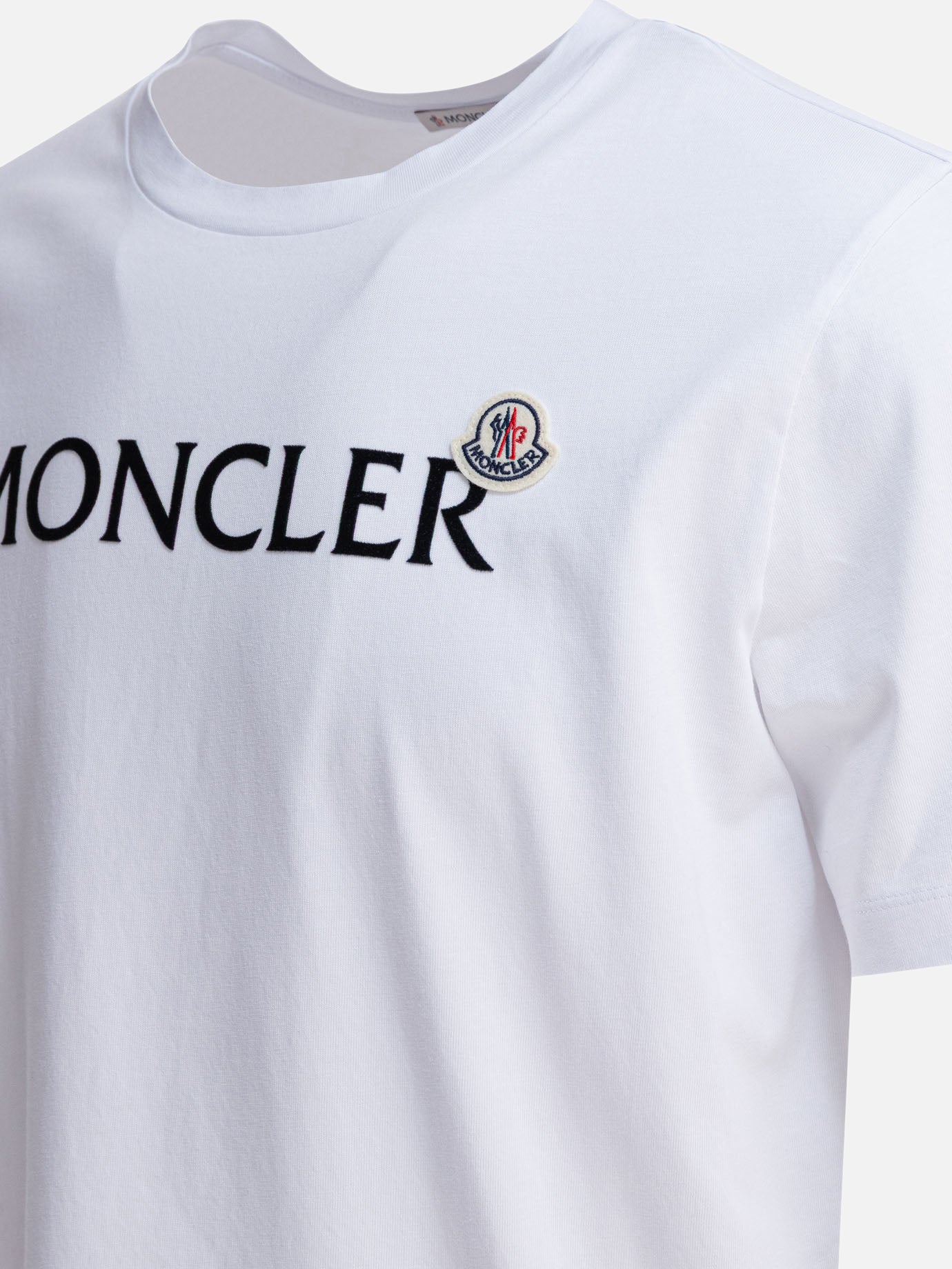 Crewneck t-shirts Logo White - Moncler Men | PDP | VIETTI Online Store | Zoom-Modal_4