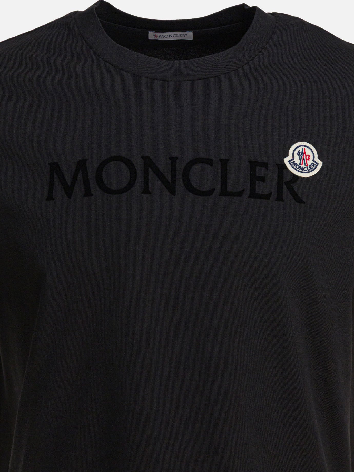 Crewneck t-shirts Logo Black - Moncler Men | PDP | VIETTI Online Store | Zoom-Modal_4