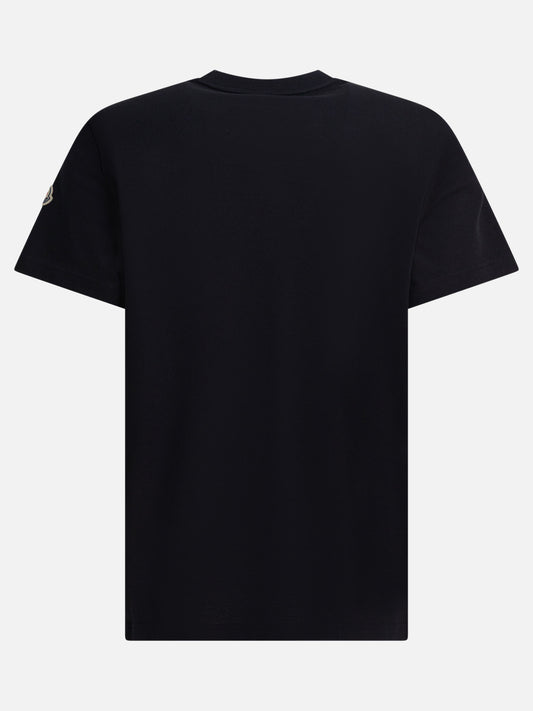 Crewneck t-shirts Logo Black - Moncler Men | PLP | VIETTI Online Store | 2