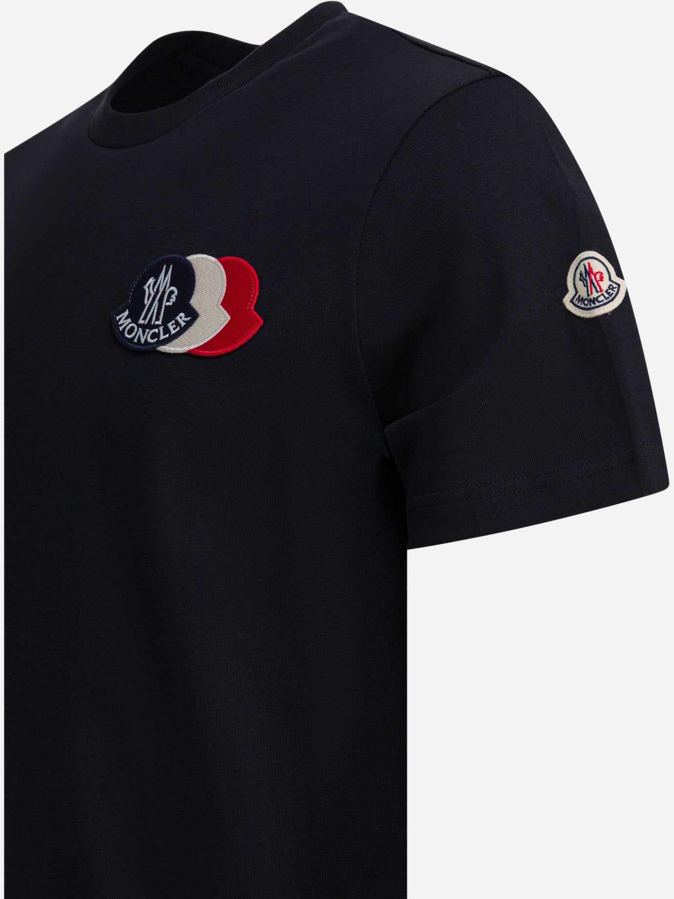 Crewneck t-shirts Logo Black - Moncler Men | PDP | VIETTI Online Store | Zoom-Modal_4