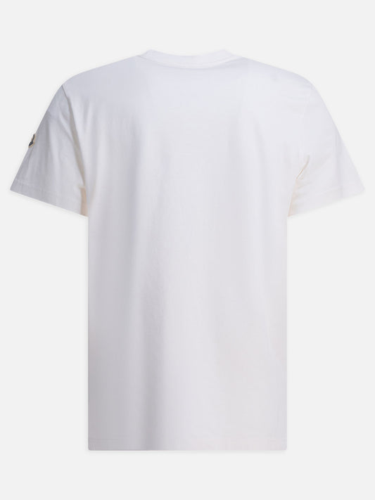 T-shirt girocollo Logo Bianco - Moncler Uomo | PLP | VIETTI Online Store | 2