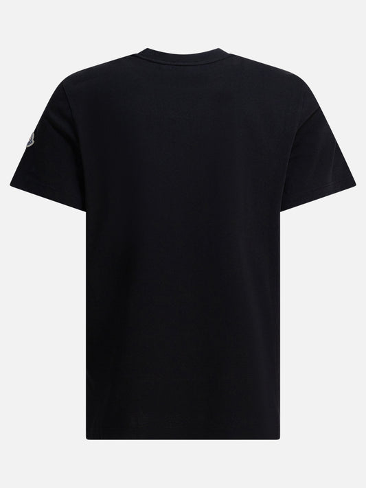 Crewneck t-shirts Logo Black - Moncler Men | PLP | VIETTI Online Store | 2