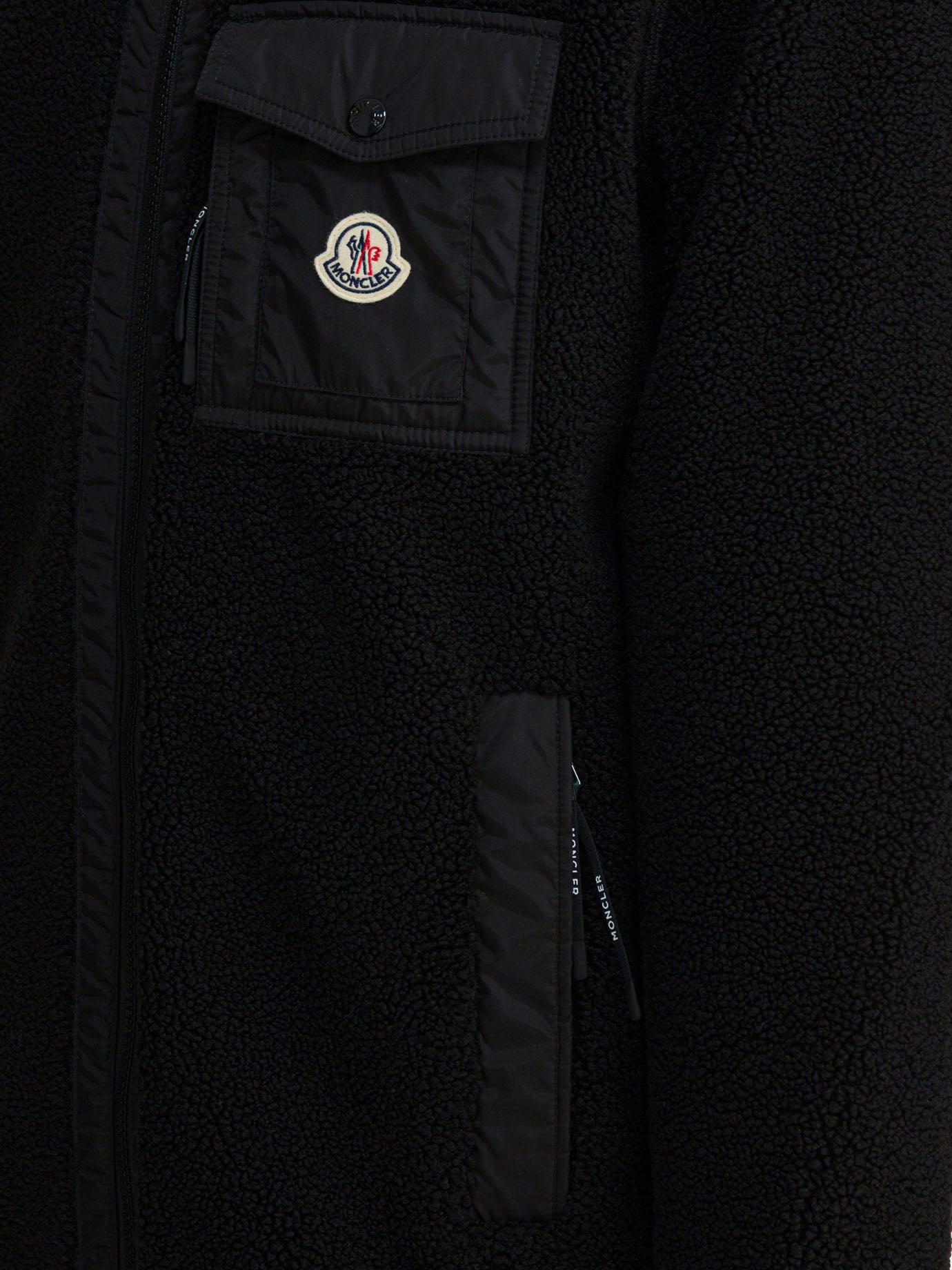 Giacche in pile Logo Nero - Moncler Uomo | PDP | VIETTI Online Store | Zoom-Modal_4