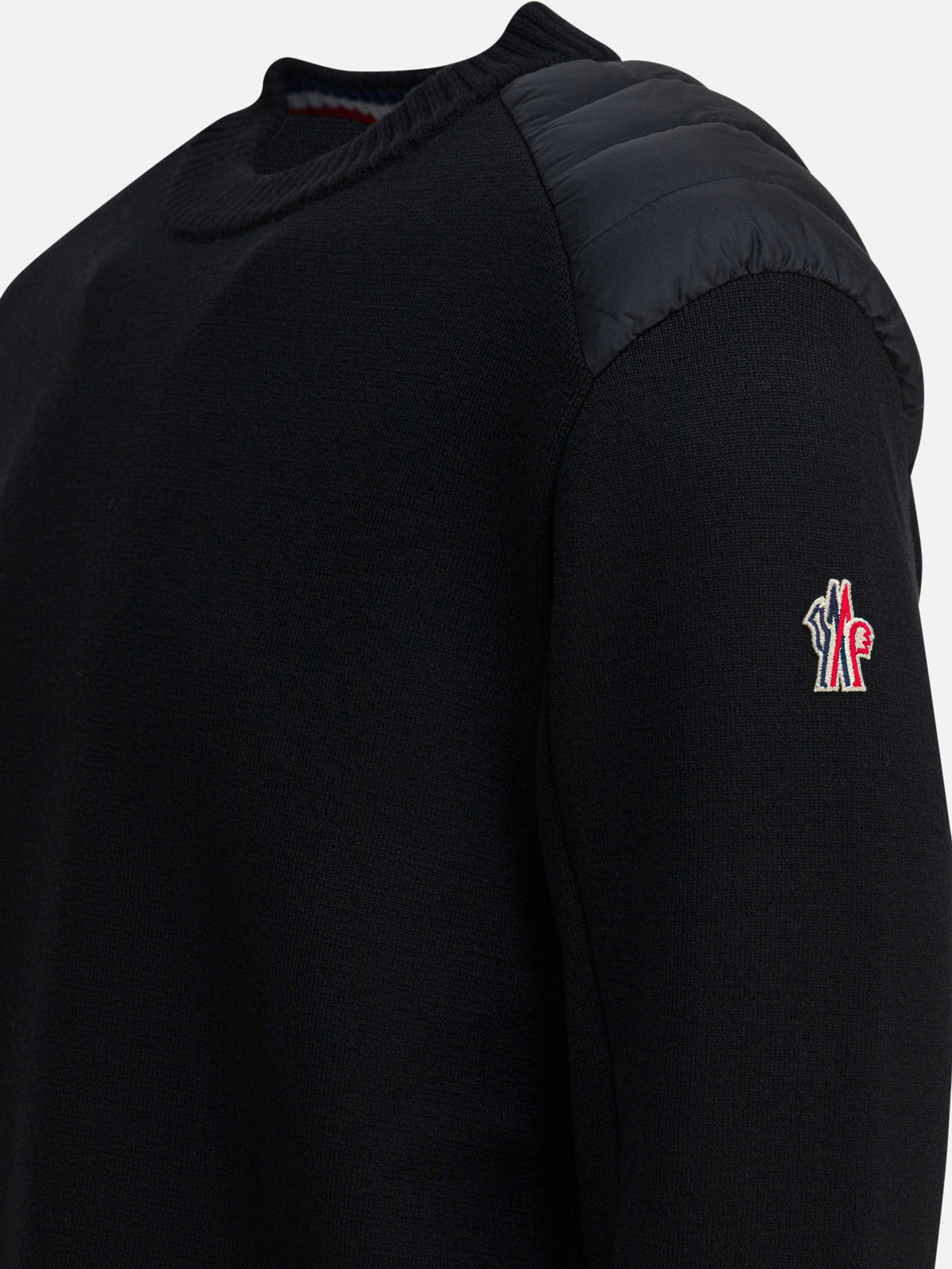 Moncler Grenoble Wool crewneck sweater Blue