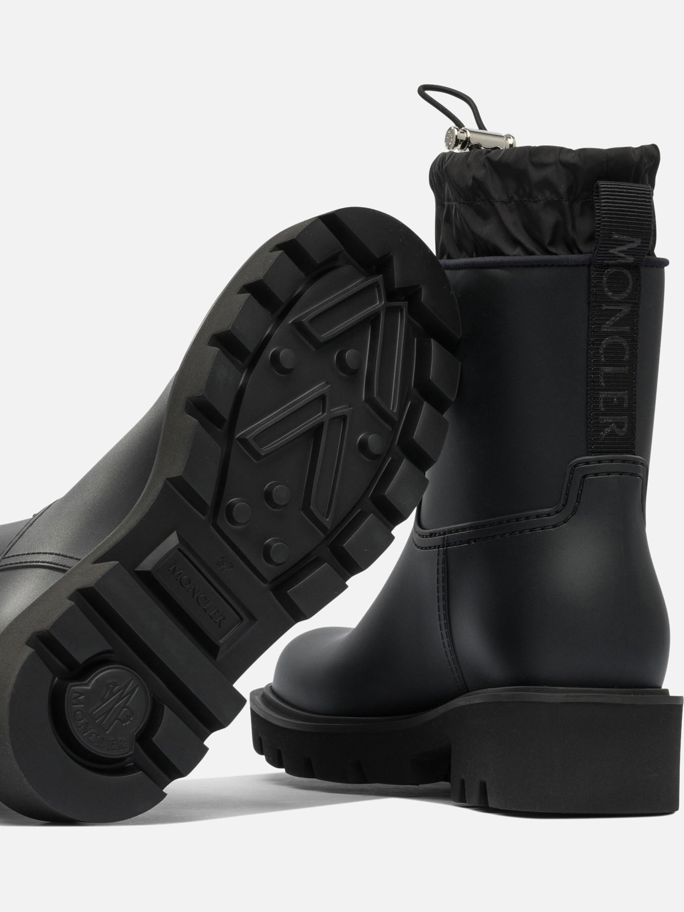 Rain boots 100% pvc - 100% rubber Black - Moncler Women | PDP | VIETTI Online Store | Zoom-Modal_5