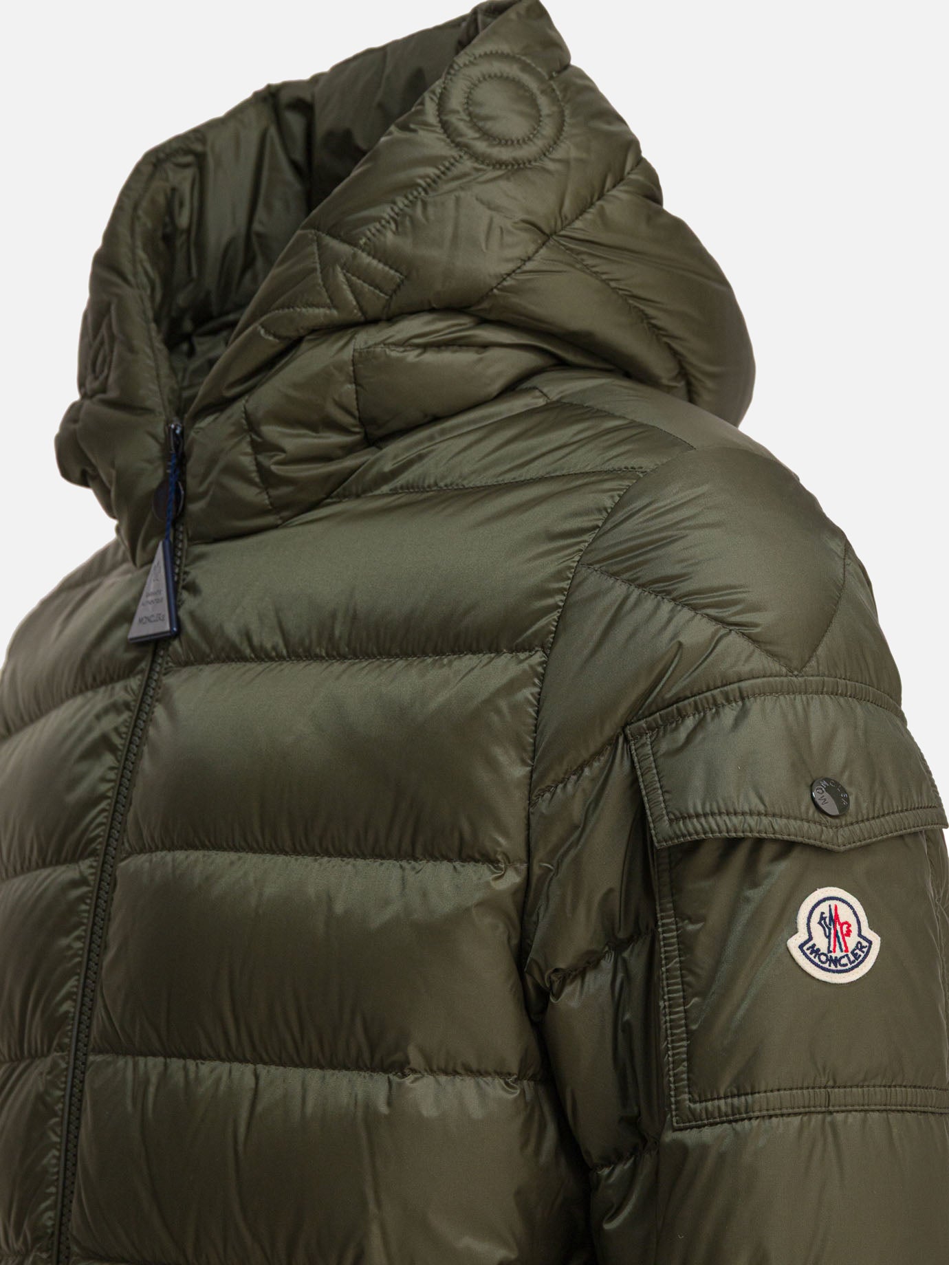 Down jackets Solid colour Green - Moncler Men | PDP | VIETTI Online Store | Zoom-Modal_4