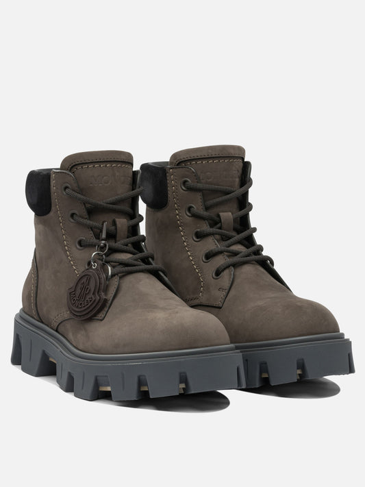 Hiking shoes 100% leather - 100% rubber Brown - Moncler Men | PLP | VIETTI Online Store | 2
