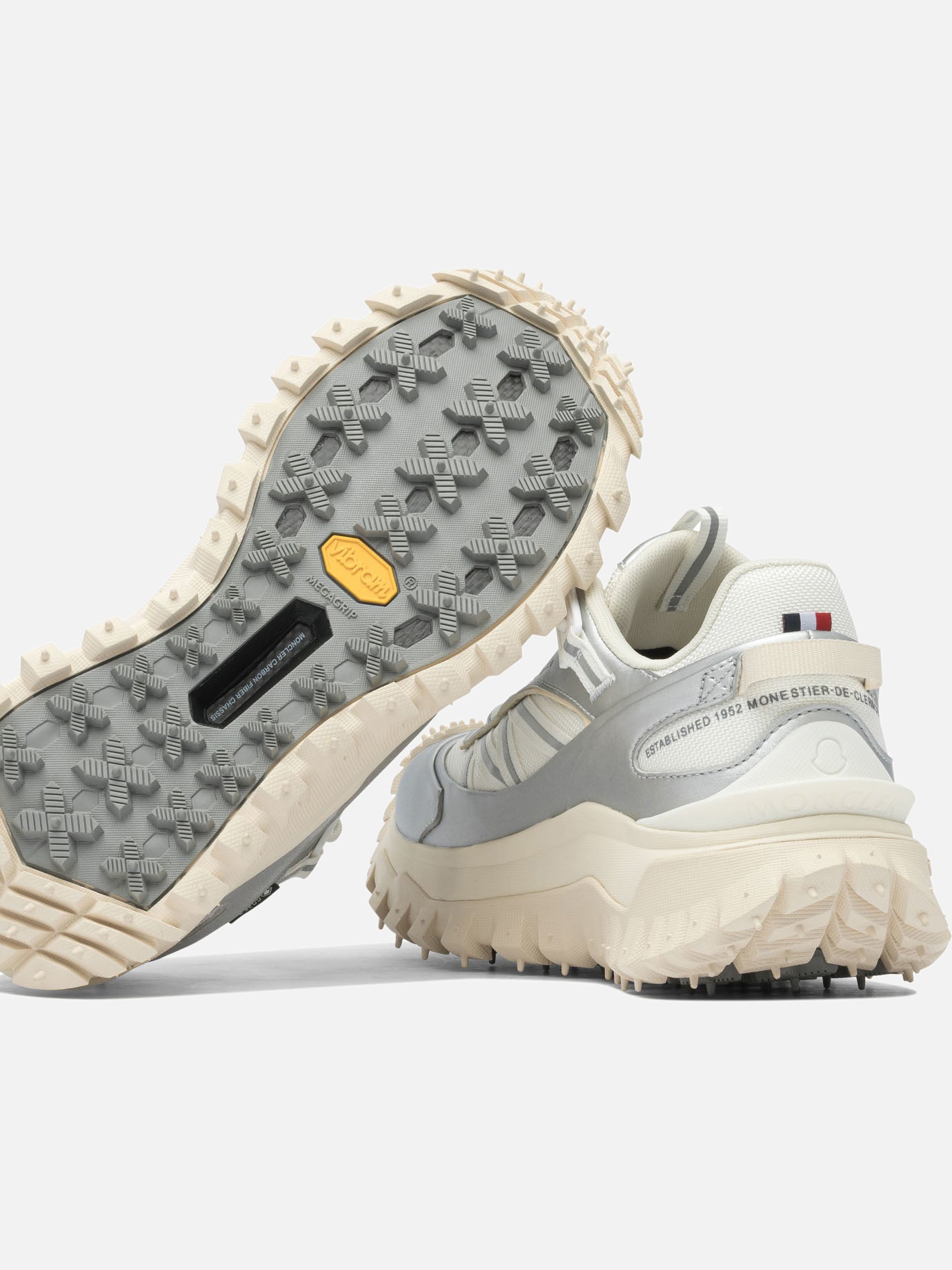 Low top sneakers 60% nylon 40% leather - 100% rubber Orange - Moncler Women | PDP | VIETTI Online Store | Zoom-Modal_5