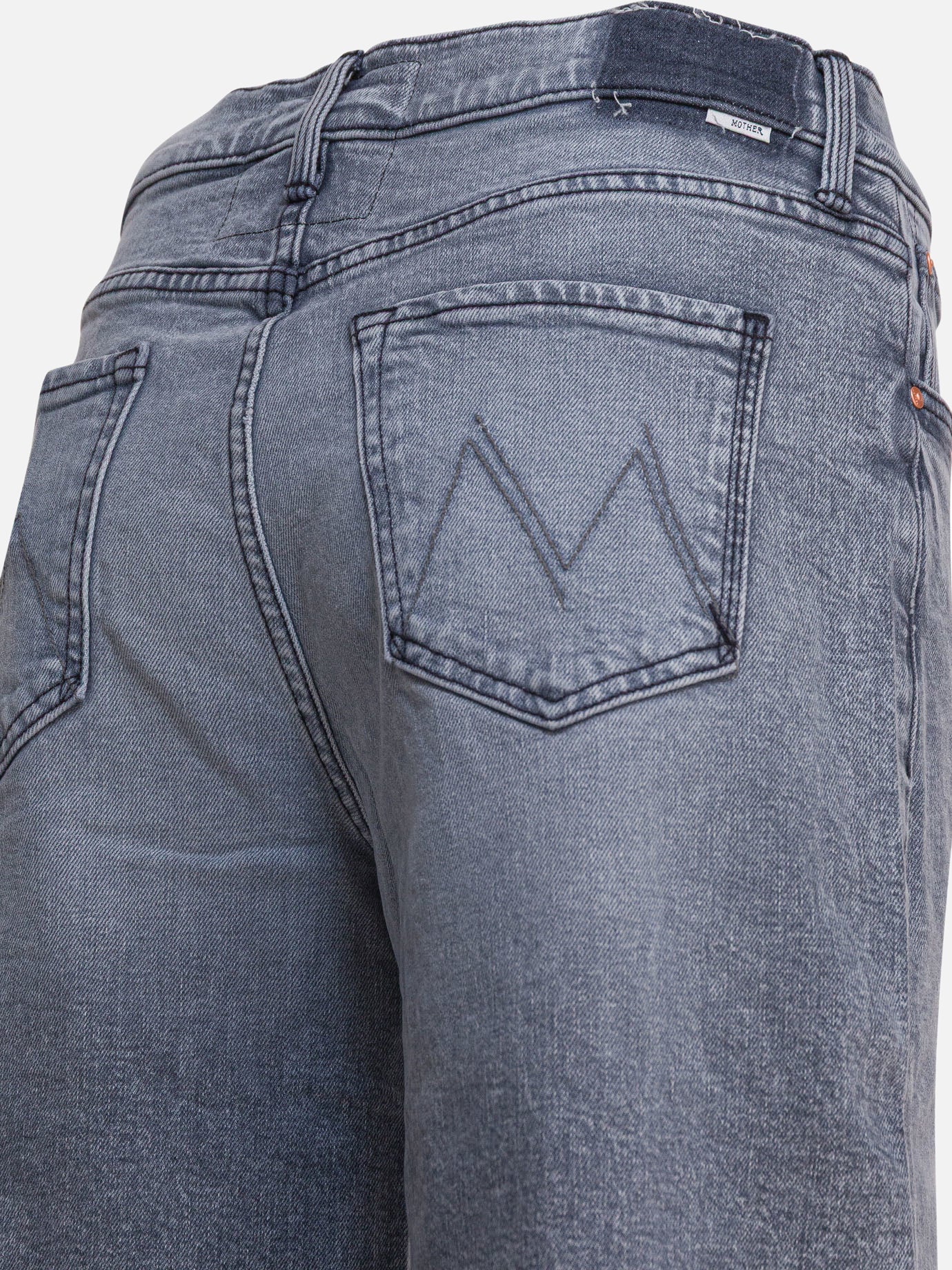 Wide-leg jeans Solid colour Grey - MOTHER Denim Women | PDP | VIETTI Online Store | Zoom-Modal_4
