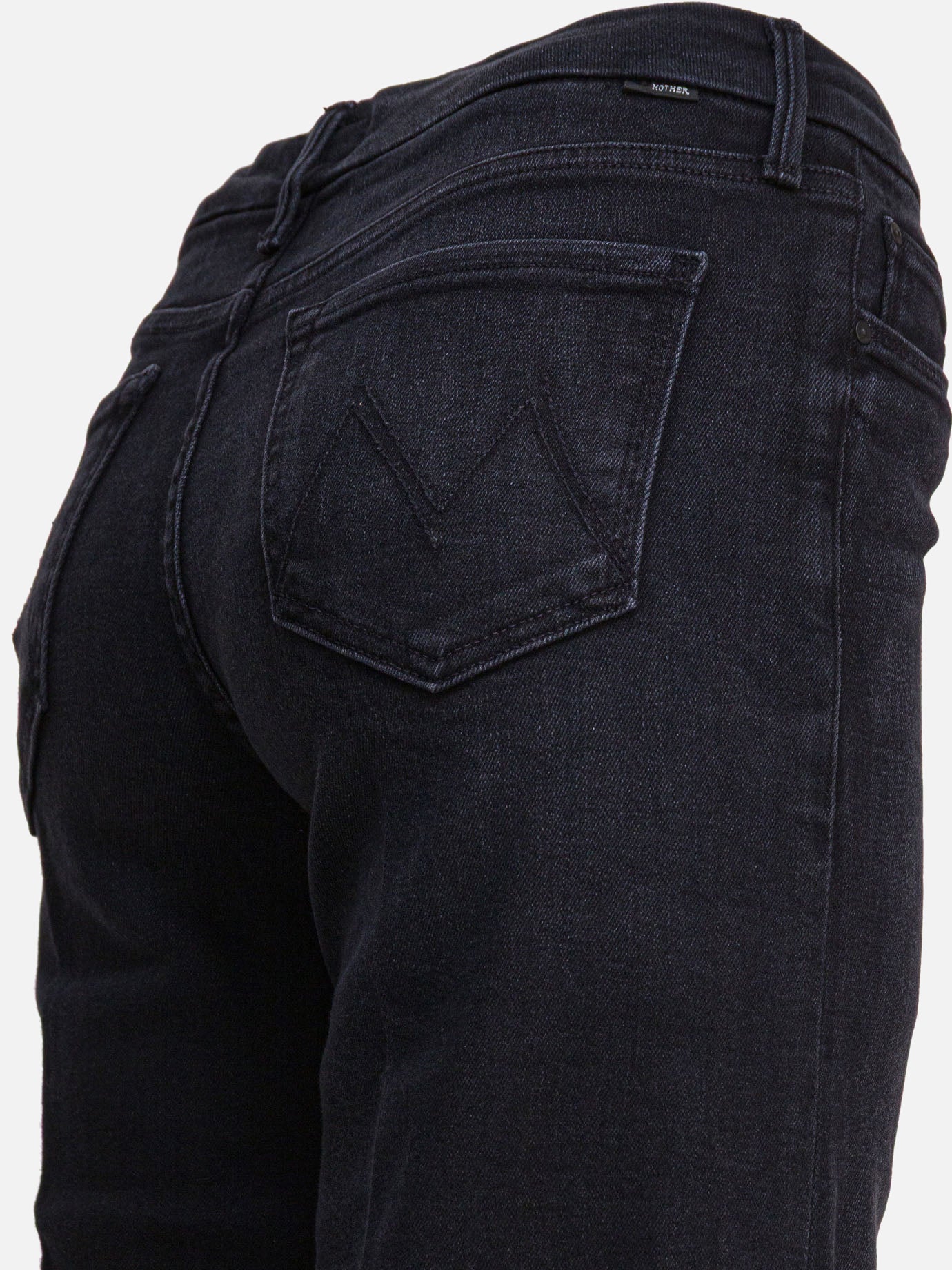 Wide-leg jeans Solid colour Black - MOTHER Denim Women | PDP | VIETTI Online Store | Zoom-Modal_4