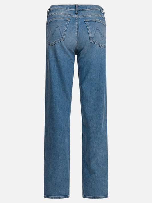 Straight-leg jeans Solid colour Blue - MOTHER Denim Women | PLP | VIETTI Online Store | 2