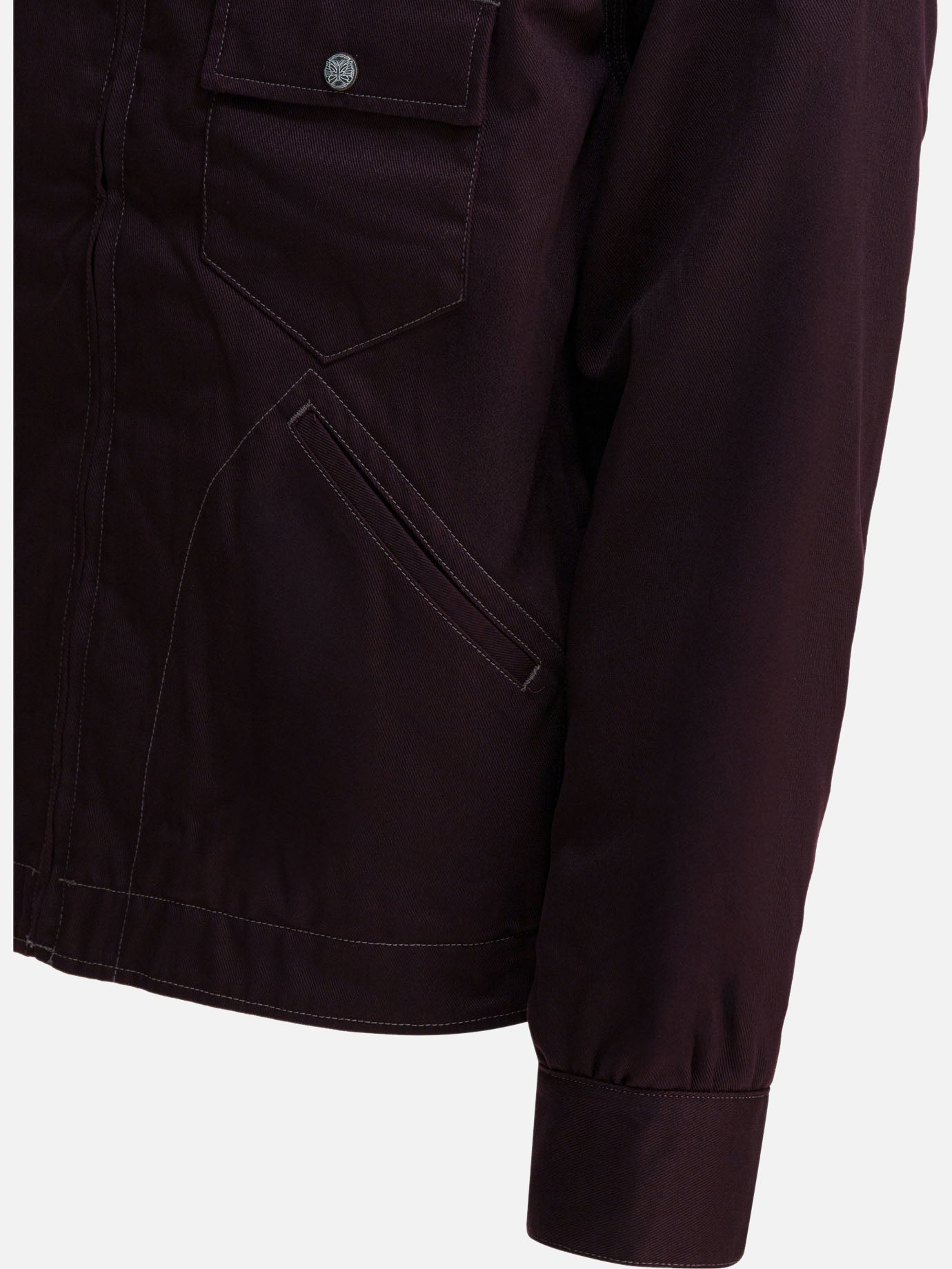 Quilted & Utility Jackets Logo Bordeaux - Needles Men | PDP | VIETTI Online Store | Zoom-Modal_4