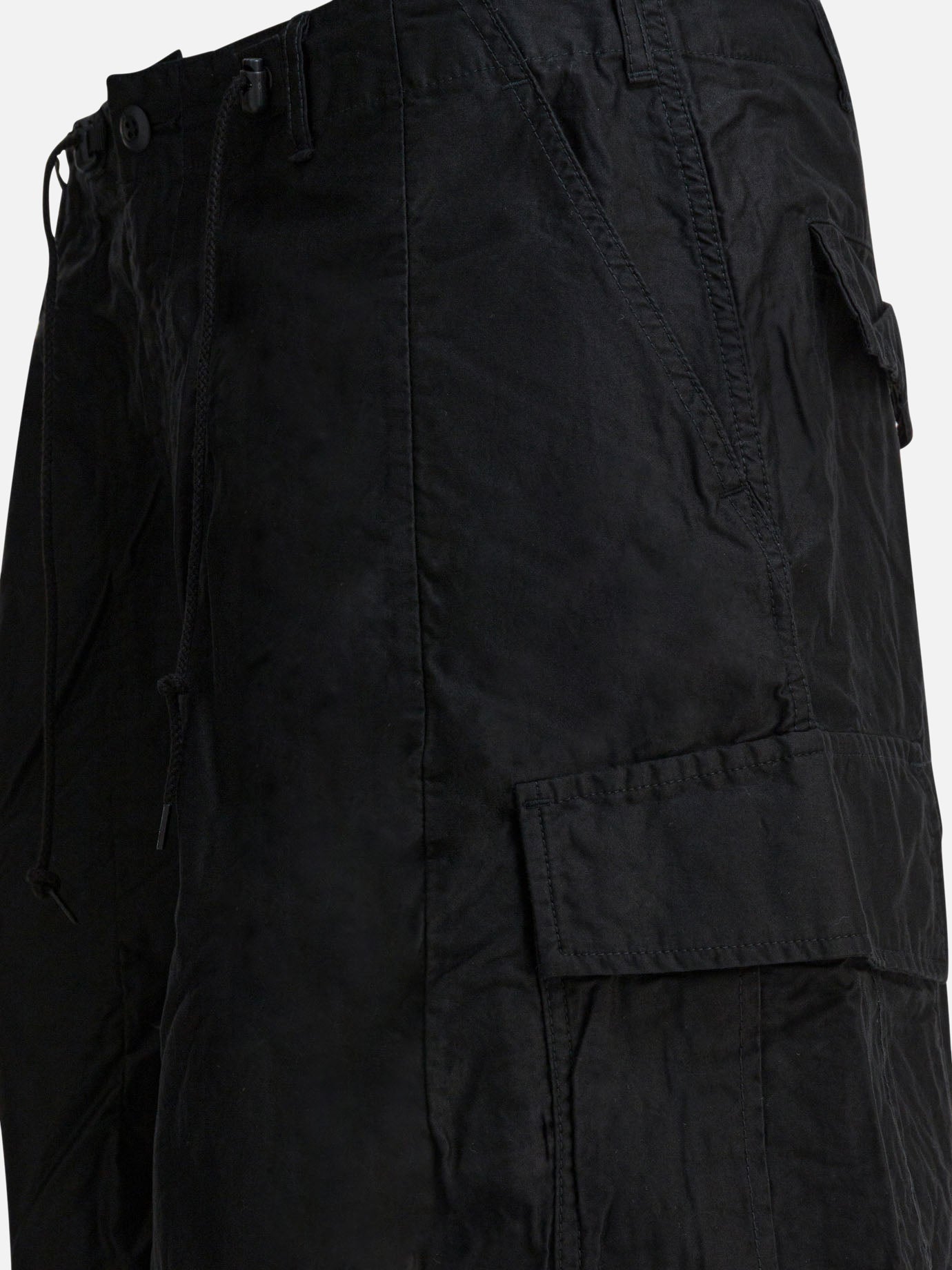Cargo & parachute trousers Solid colour Black - Needles Men | PDP | VIETTI Online Store | Zoom-Modal_4