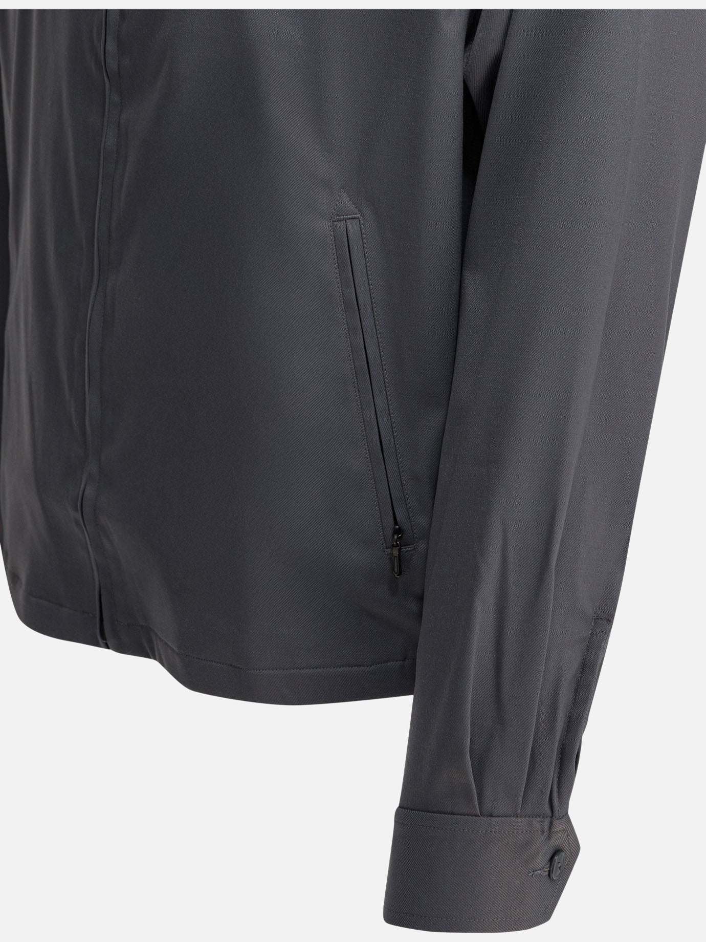 Overshirt jackets Solid colour Grey - Needles Men | PDP | VIETTI Online Store | Zoom-Modal_4