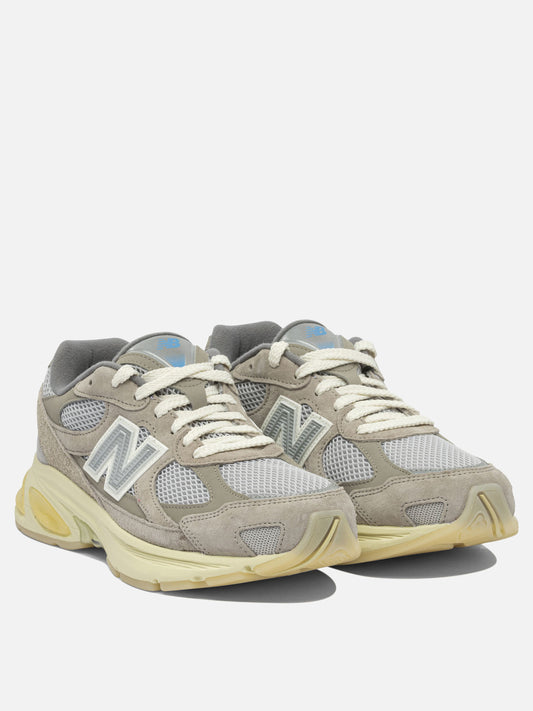 Low top sneakers 80% suede 20% mesh - 100% rubber Grey - New Balance Men | PLP | VIETTI Online Store | 2