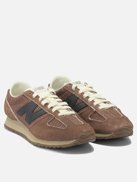 Low top sneakers 50% suede 50% fabric - 100% rubber Brown - New Balance Men | PLP | VIETTI Online Store | 2