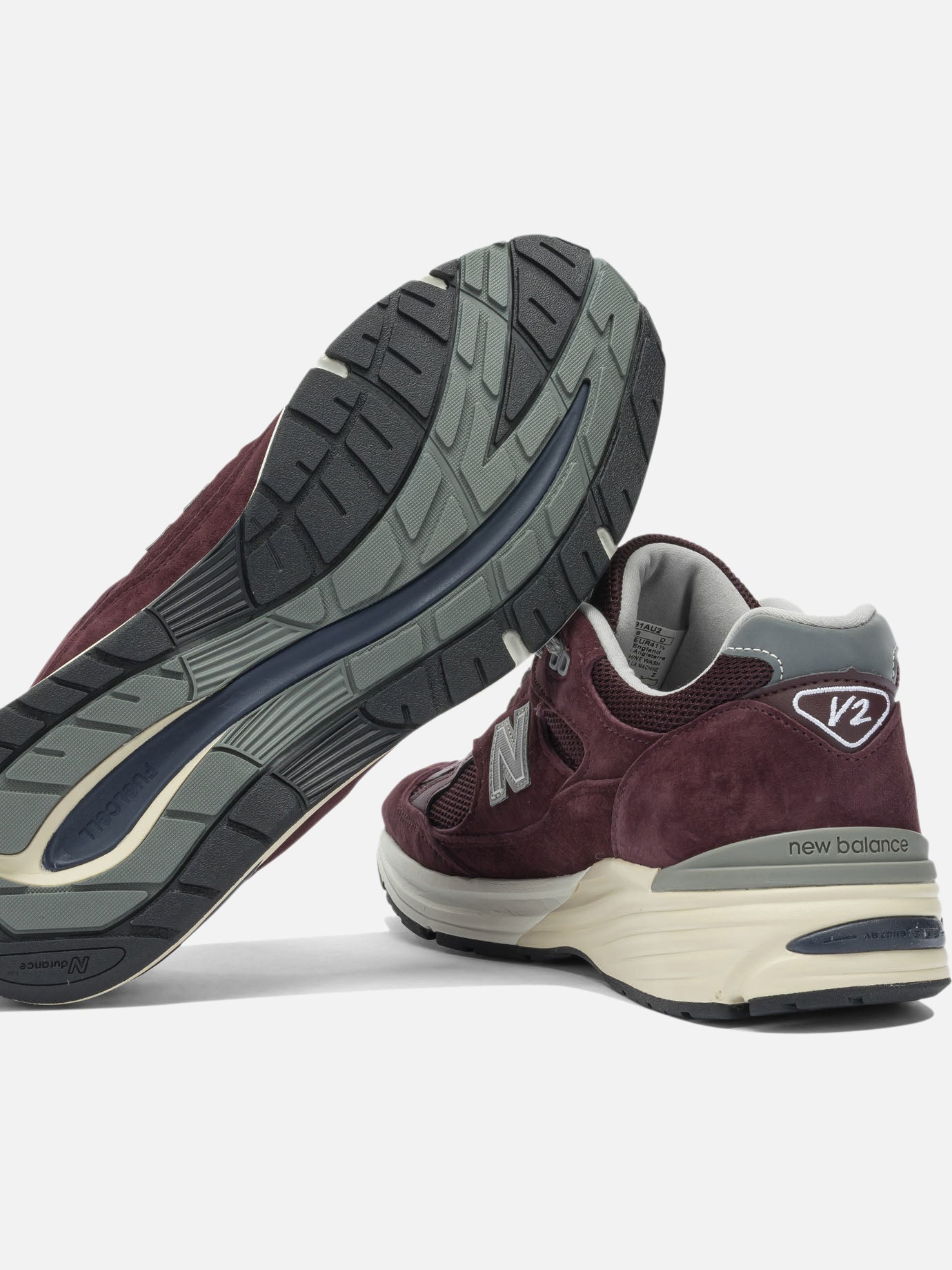 Sneaker basse 100% suede leather - 100% rubber Bordeaux - New Balance Uomo | PDP | VIETTI Online Store | Zoom-Modal_5