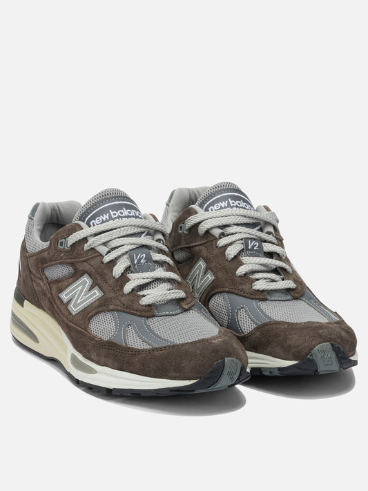 Low top sneakers 100% leather - 100% rubber Brown - New Balance Men | PLP | VIETTI Online Store | 2
