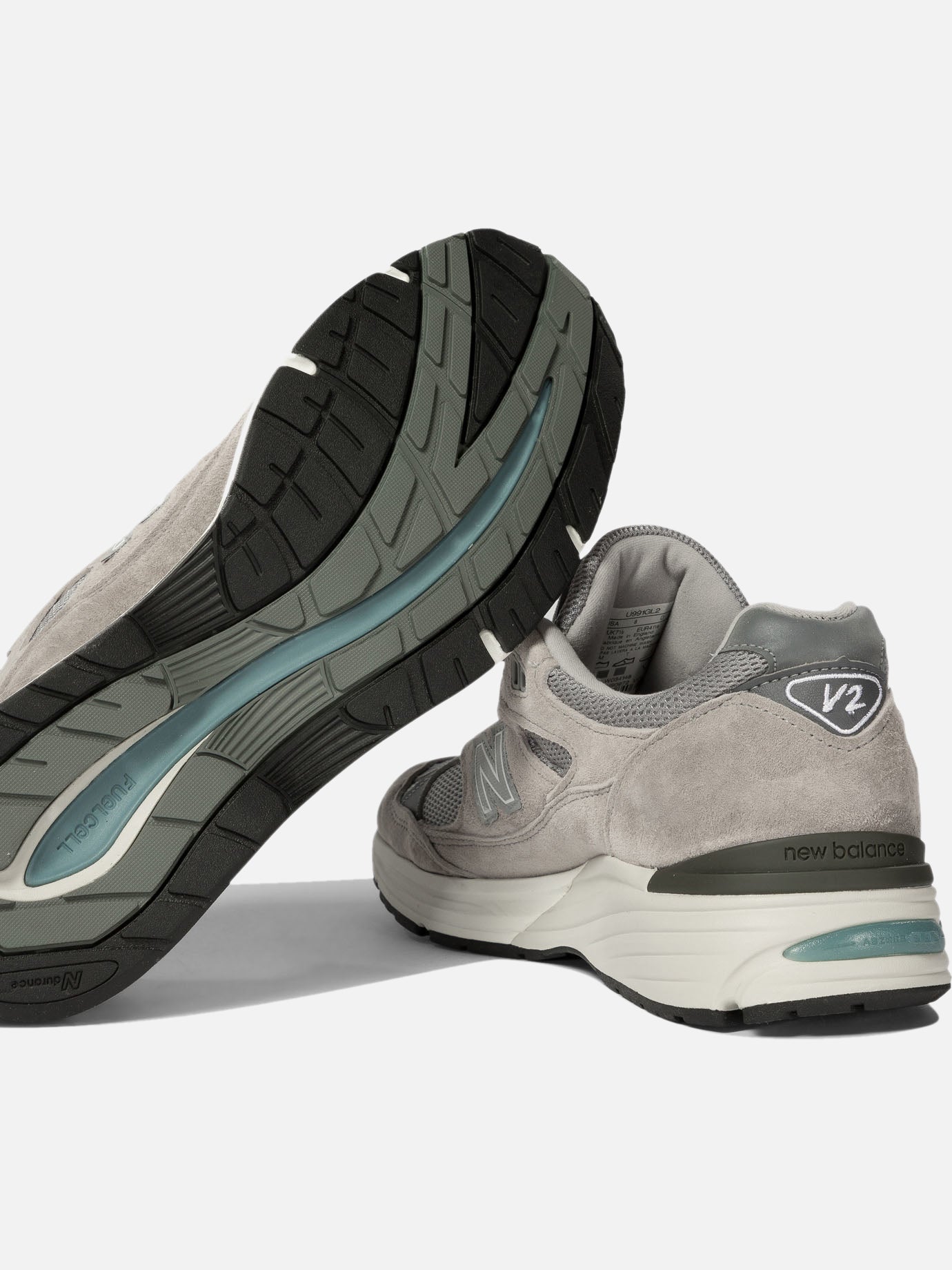 Low top sneakers 100% suede - 100% rubber Grey - New Balance Men | PDP | VIETTI Online Store | Zoom-Modal_5