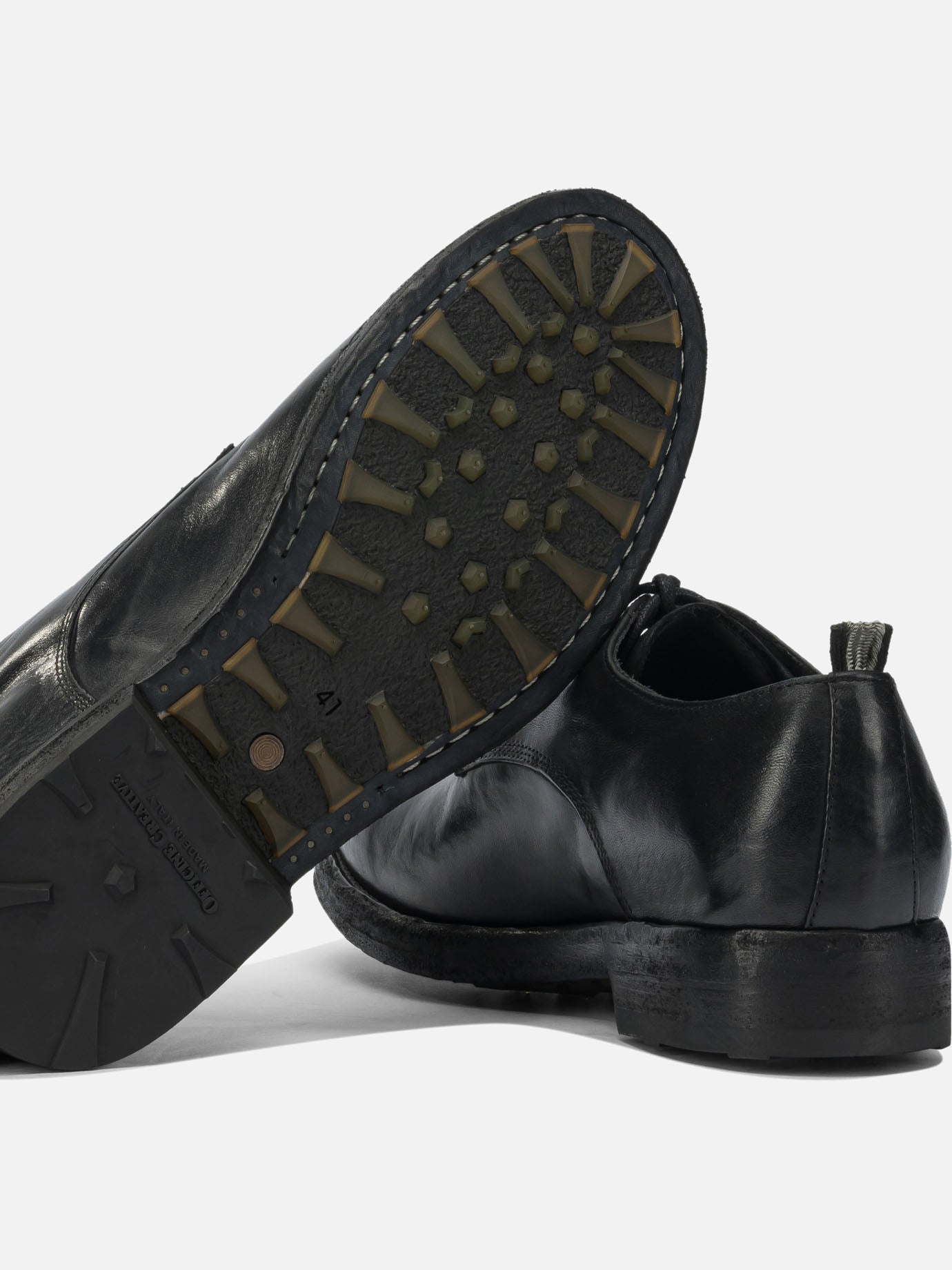 Derby 100% leather - 100% rubber Black - Officine Creative Men | PDP | VIETTI Online Store | Zoom-Modal_5