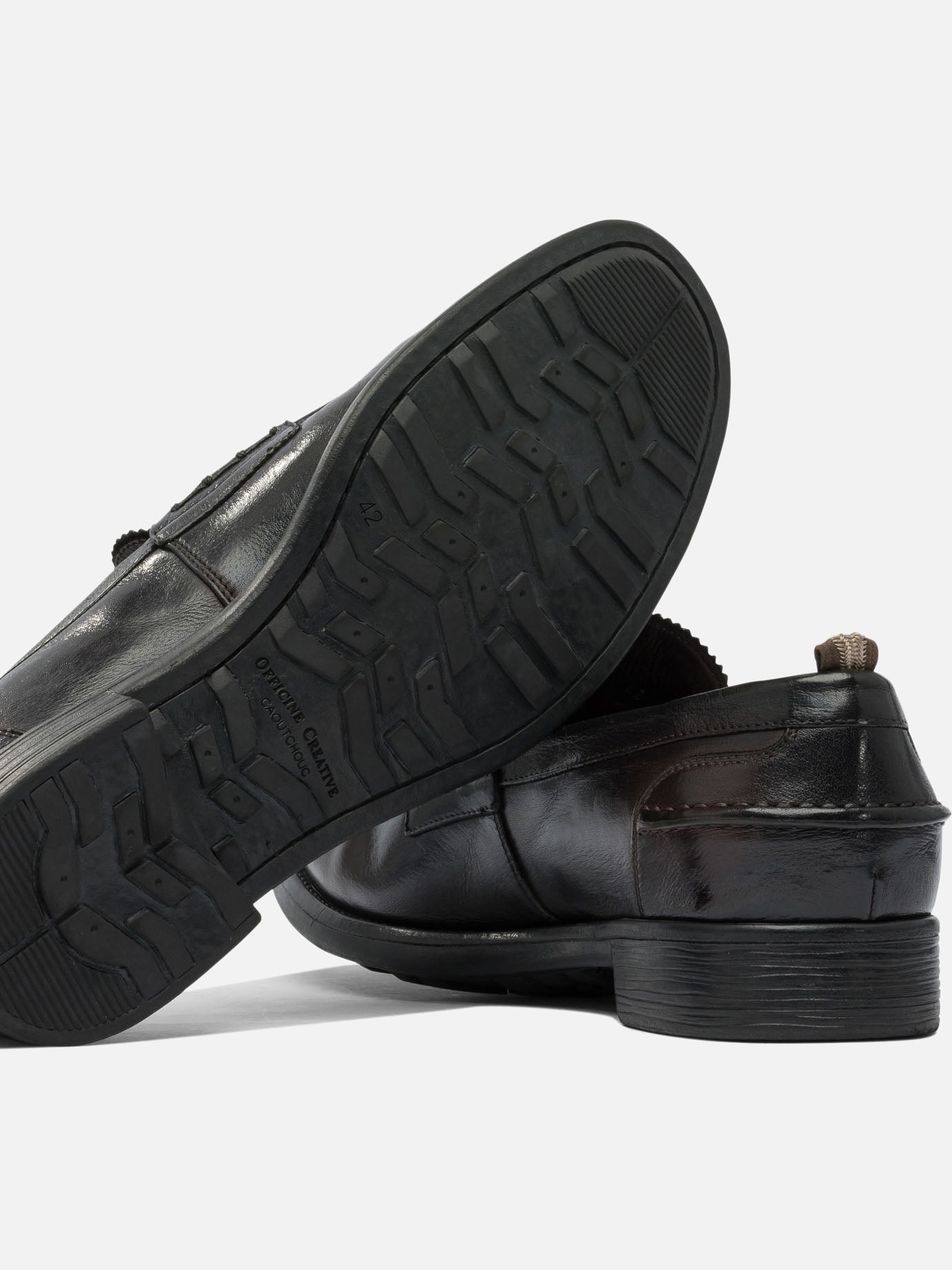 Loafers 100% leather - 100% rubber Black - Officine Creative Men | PDP | VIETTI Online Store | Zoom-Modal_5