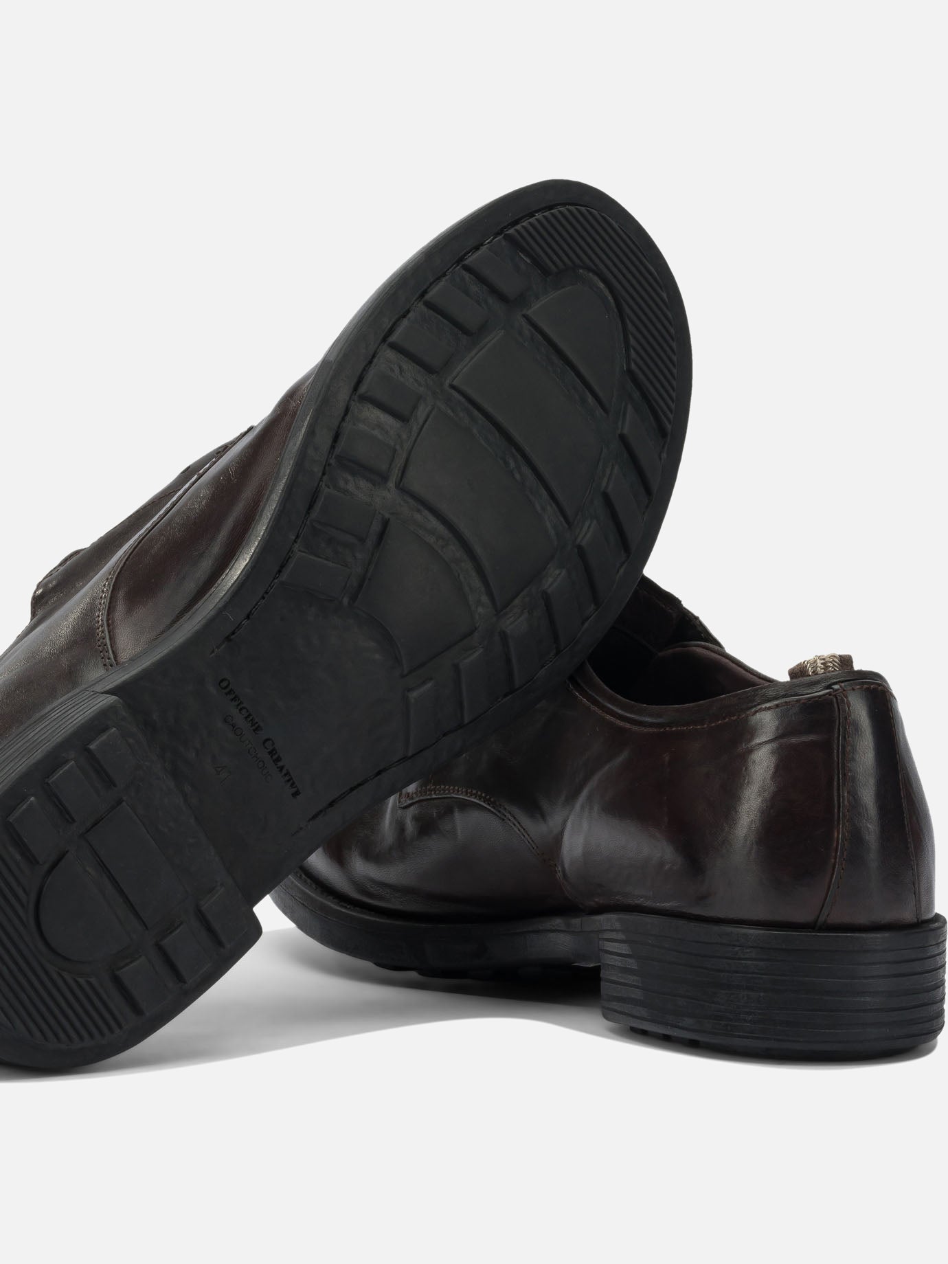 Derby 100% leather - 100% rubber Brown - Officine Creative Men | PDP | VIETTI Online Store | Zoom-Modal_5