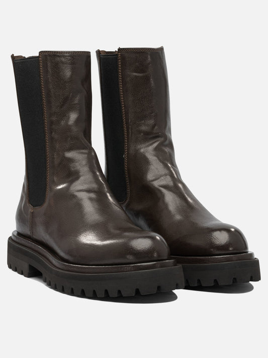 Stivaletti con zip 100% leather - 100% rubber Marrone - Officine Creative Donna | PLP | VIETTI Online Store | 2