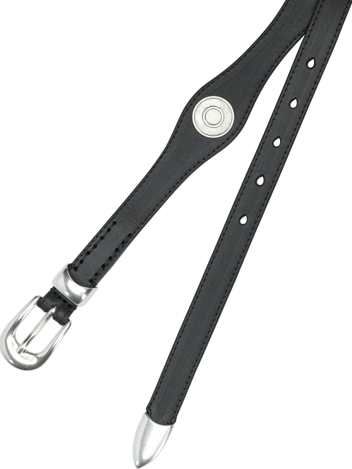 Cinture in pelle 100% leather Nero - Our Legacy Uomo | PDP | VIETTI Online Store | Zoom-Modal_2