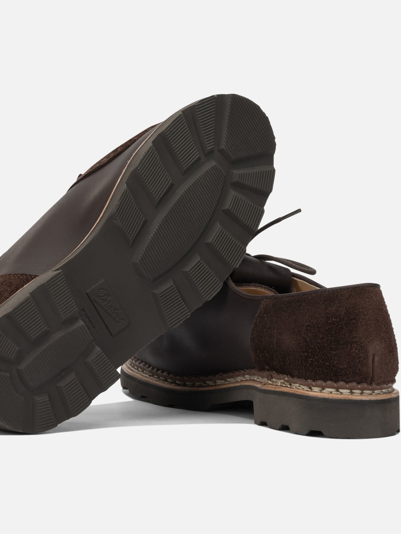 Derby 100% leather - 100% rubber Brown - Paraboot Men | PDP | VIETTI Online Store | Zoom-Modal_5