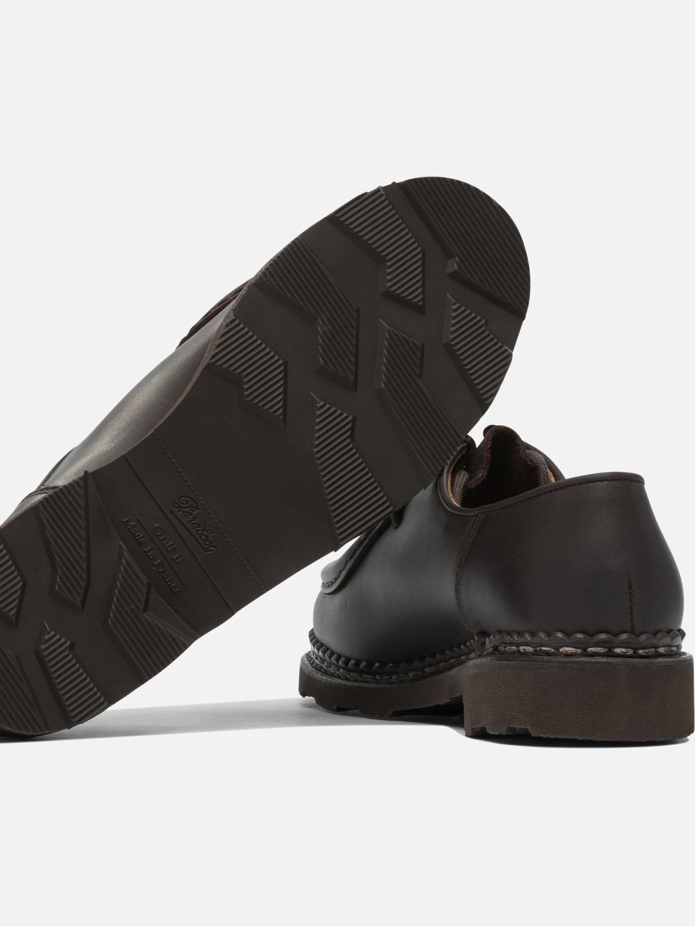 Laced loafers 100% leather - 100% rubber Brown - Paraboot Women | PDP | VIETTI Online Store | Zoom-Modal_5