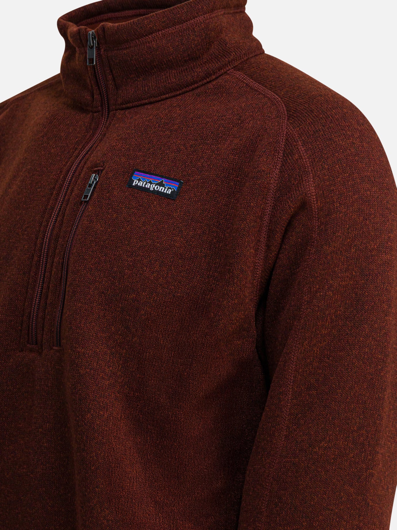 Felpe con mezza zip Solid colour Bordeaux - Patagonia Uomo | PDP | VIETTI Online Store | Zoom-Modal_4