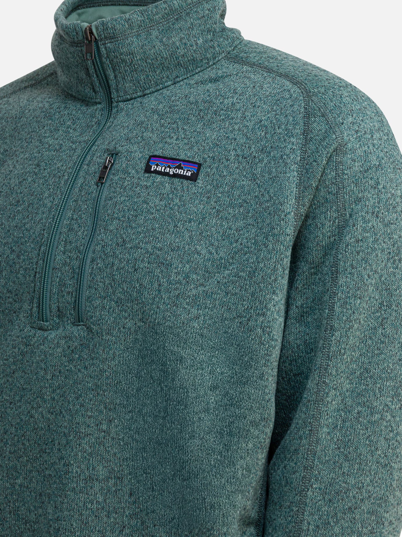 Felpe con mezza zip Solid colour Verde - Patagonia Uomo | PDP | VIETTI Online Store | Zoom-Modal_4