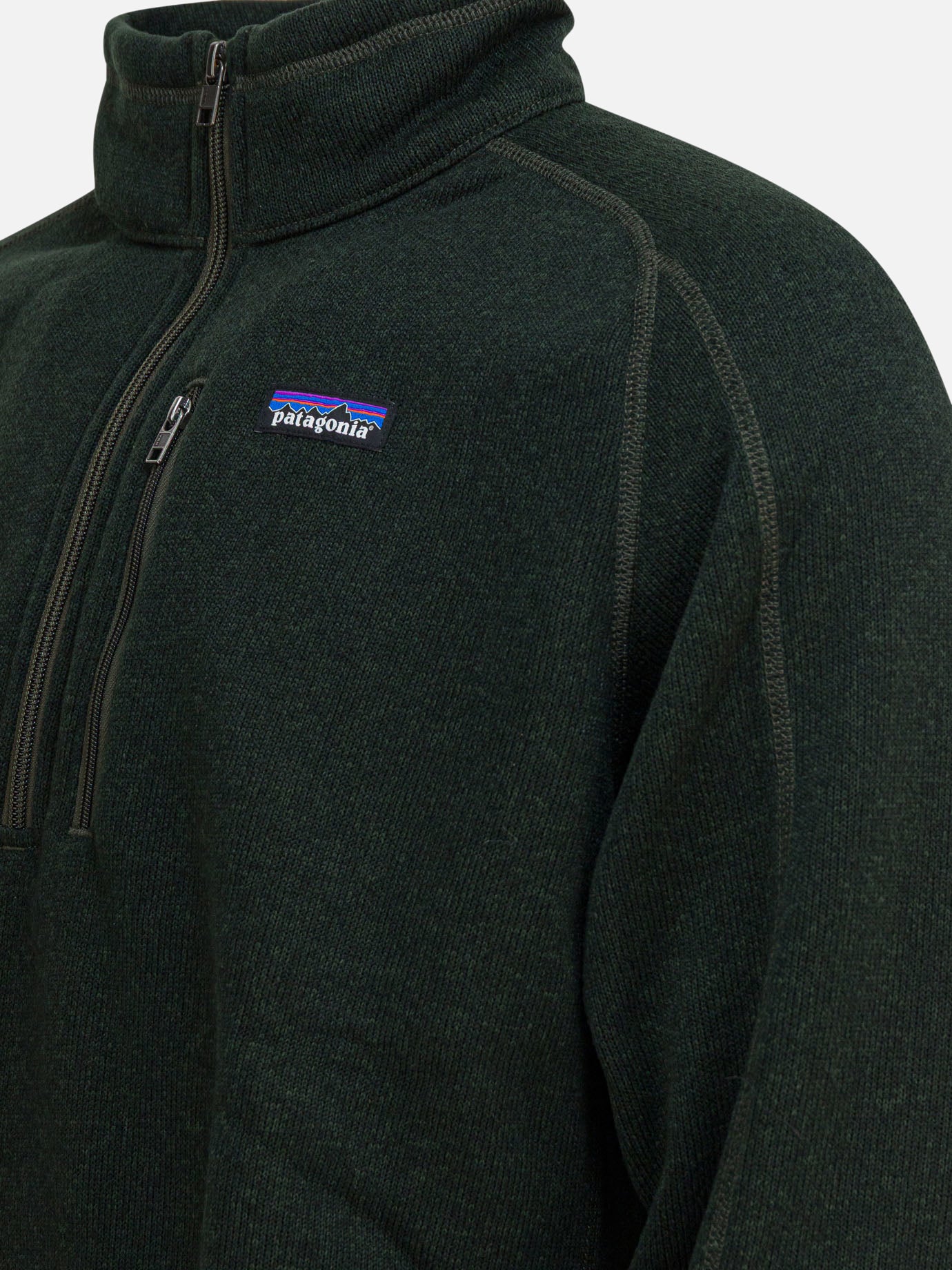 Felpe con mezza zip Solid colour Verde - Patagonia Uomo | PDP | VIETTI Online Store | Zoom-Modal_4