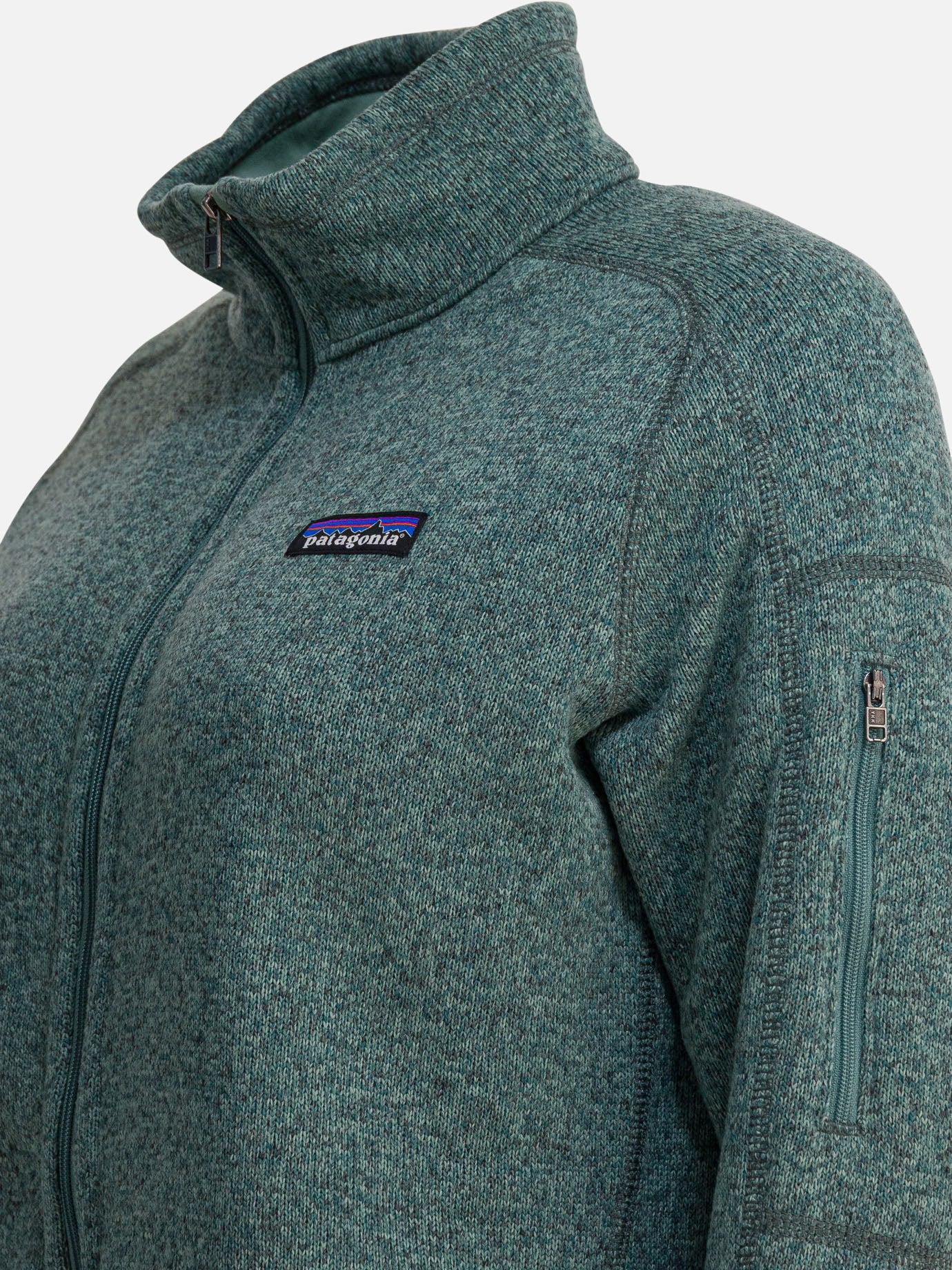 Felpe con zip Solid colour Verde - Patagonia Donna | PDP | VIETTI Online Store | Zoom-Modal_4