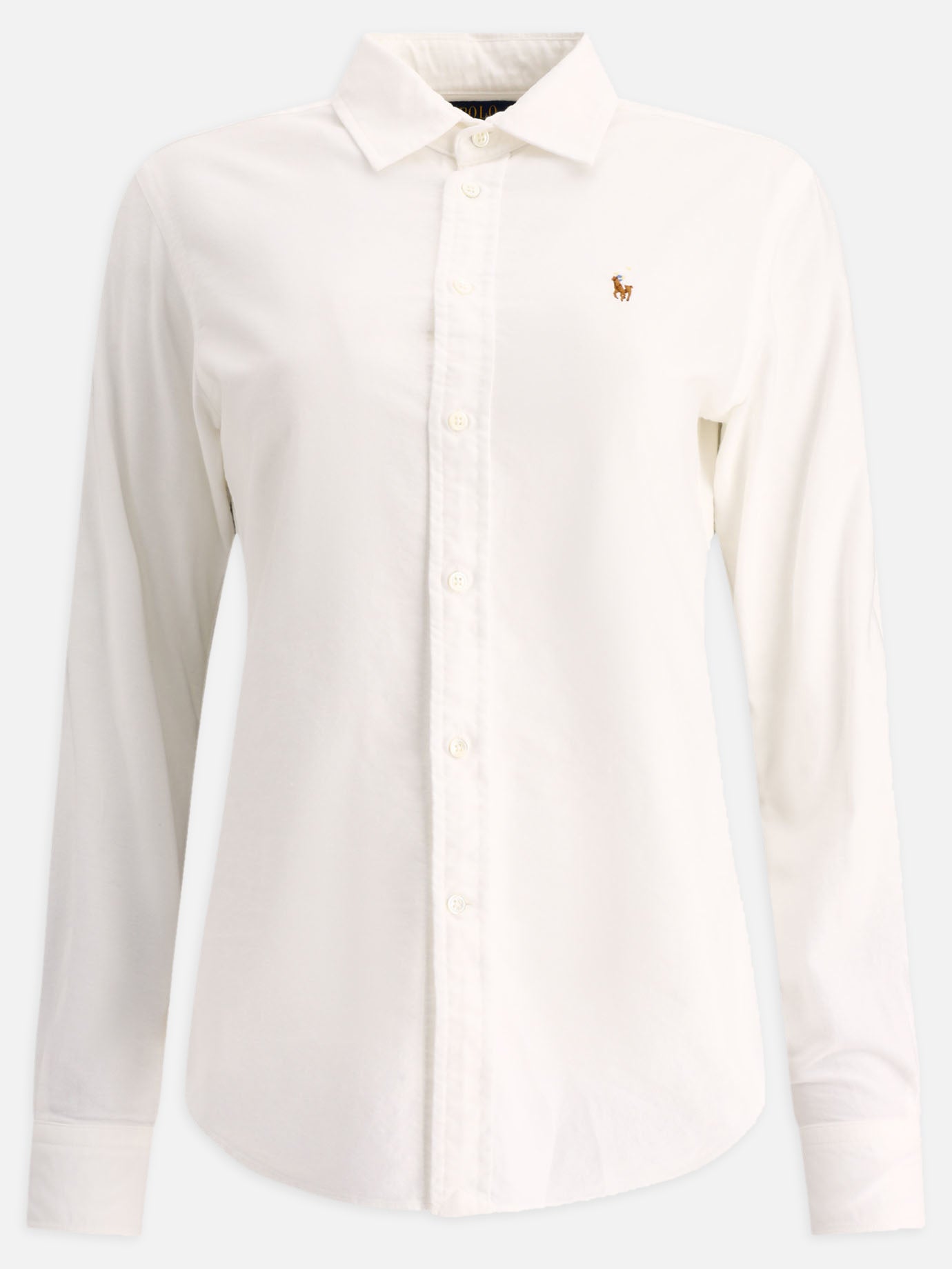 Polo Ralph Lauren Oxford slim-fit shirt White - Women | VIETTI Online Store Polo Ralph Lauren Oxford slim-fit shirt White - Women | VIETTI Online Store