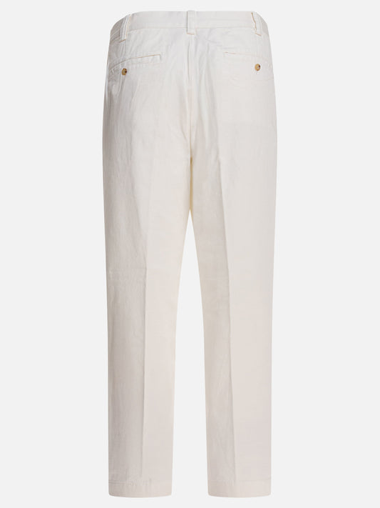 Leisure trousers Solid colour White - Polo Ralph Lauren Women | PLP | VIETTI Online Store | 2
