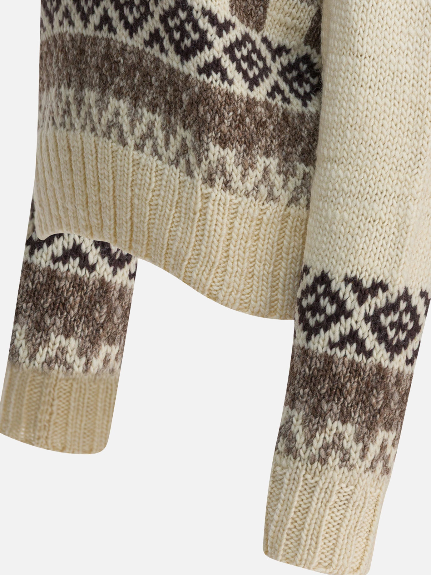 Maglioni scollo a V Textured knit Beige - Polo Ralph Lauren Donna | PDP | VIETTI Online Store | Zoom-Modal_4