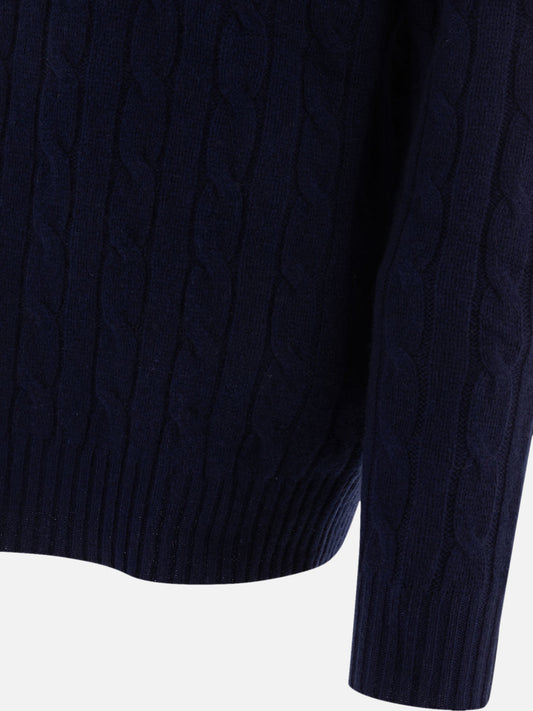 Maglioni girocollo Textured knit Blu - Polo Ralph Lauren Uomo | PLP | VIETTI Online Store | 2