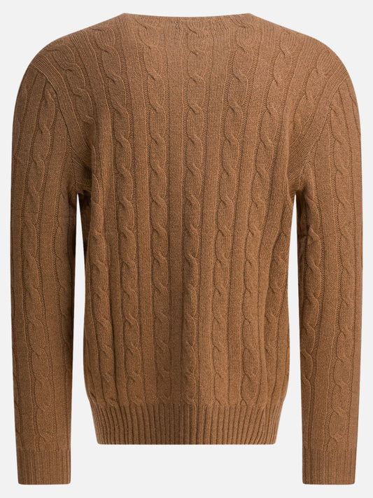 Maglioni girocollo Solid colour Marrone - Polo Ralph Lauren Uomo | PLP | VIETTI Online Store | 2