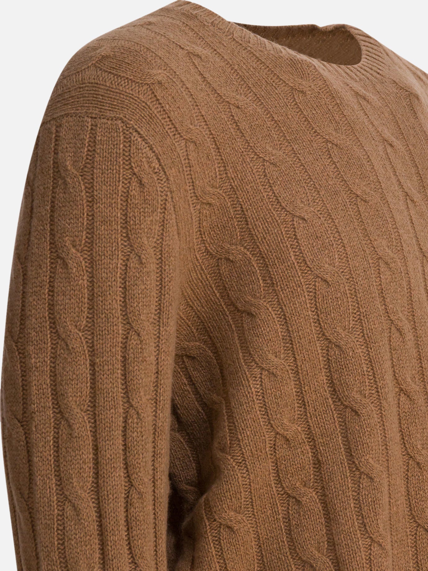 Crewneck sweaters Solid colour Brown - Polo Ralph Lauren Men | PDP | VIETTI Online Store | Zoom-Modal_4