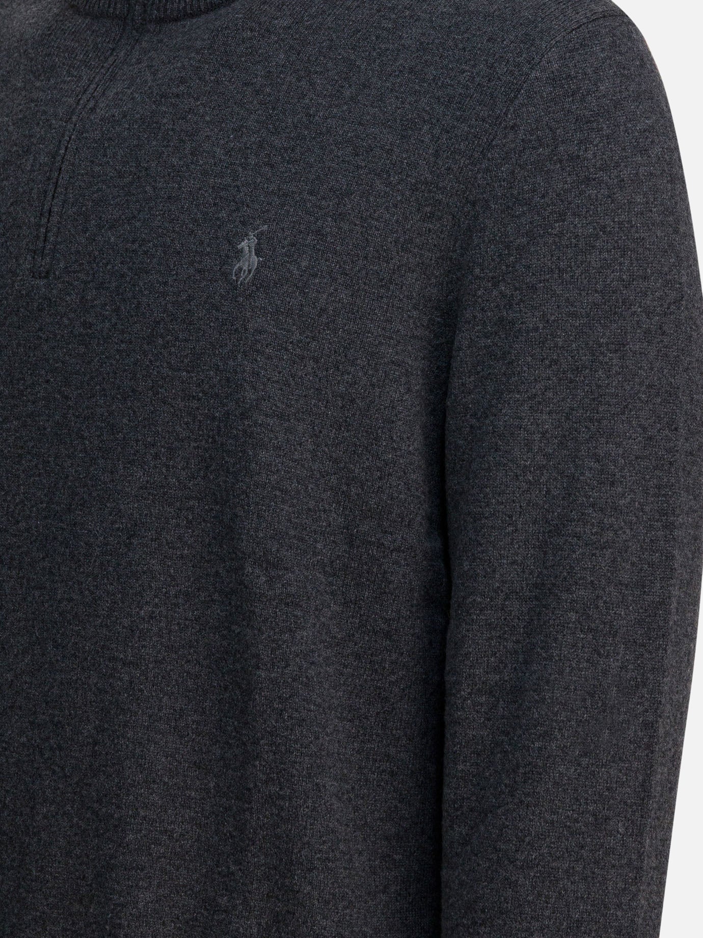 Maglioni con mezza zip Logo Grigio - Polo Ralph Lauren Uomo | PDP | VIETTI Online Store | Zoom-Modal_4