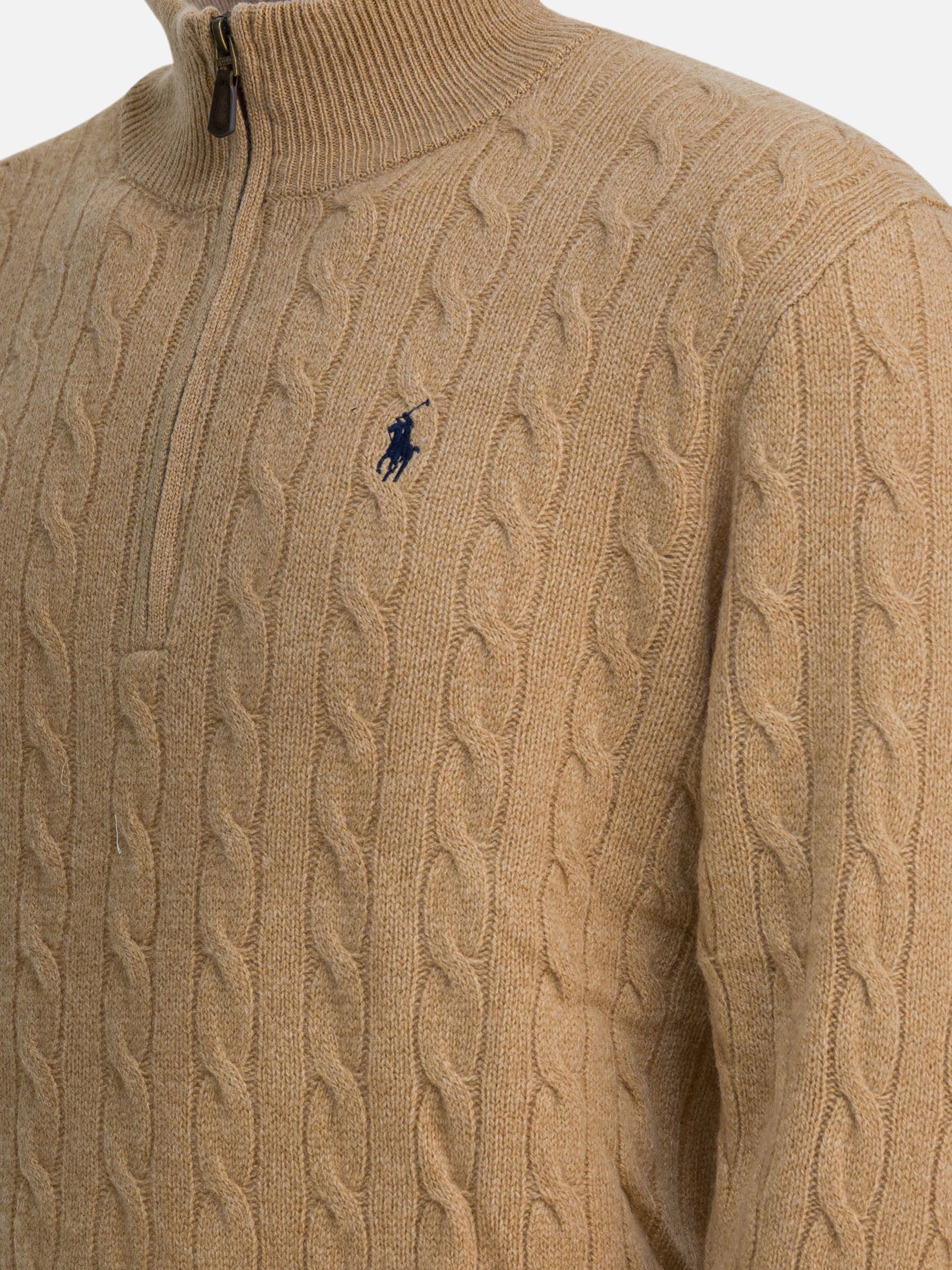 Maglioni con mezza zip Logo Beige - Polo Ralph Lauren Uomo | PDP | VIETTI Online Store | Zoom-Modal_4