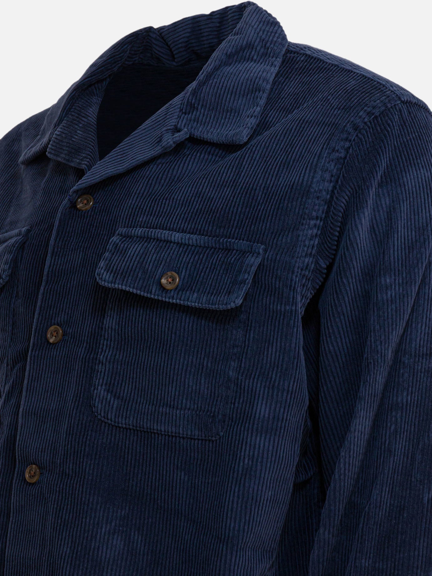 Overshirt jackets Solid colour Blue - Polo Ralph Lauren Men | PDP | VIETTI Online Store | Zoom-Modal_4