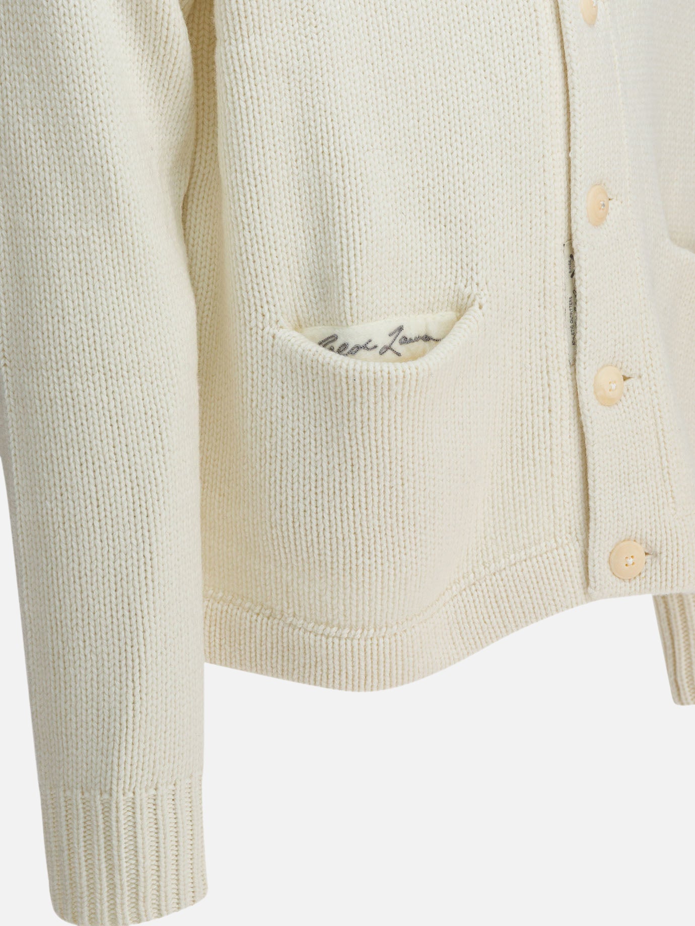 Cardigans Logo White - Polo Ralph Lauren Men | PDP | VIETTI Online Store | Zoom-Modal_4