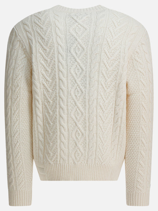 Maglioni girocollo Textured knit Bianco - Polo Ralph Lauren Uomo | PLP | VIETTI Online Store | 2
